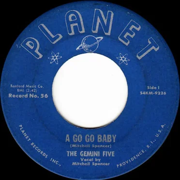 A Go Go Baby by The Gemini Five - album cover