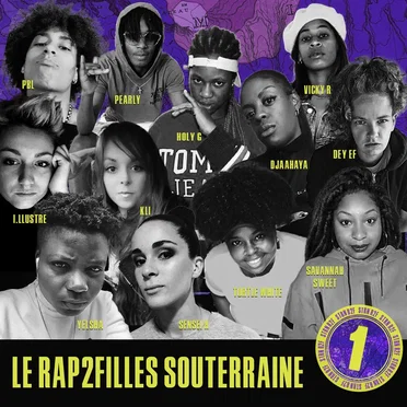 LE RAP2FILLES SOUTERRAINE by Various Artists - album cover