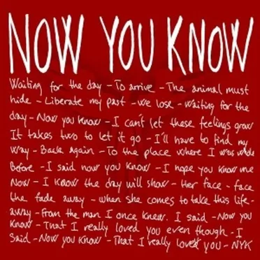 Now You Know