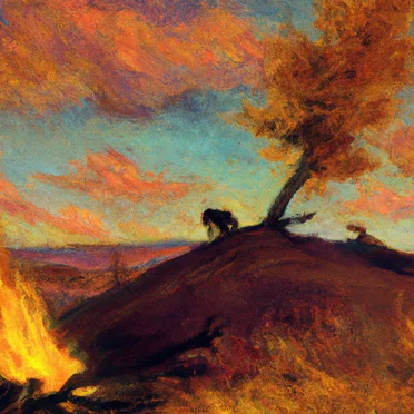 Autumn Prairie Fire