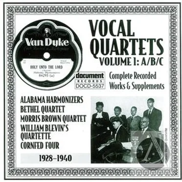 Vocal Quartets, Vol. 1: A⁄B⁄C (1928-1940) by Various Artists - album cover