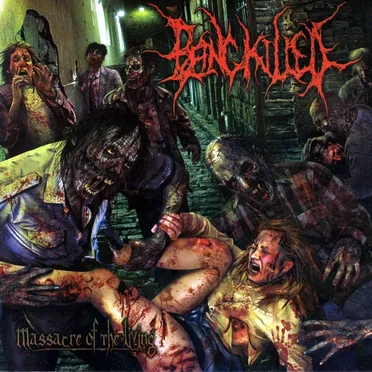 Massacre of the Living by Being Killed - album cover