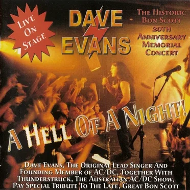 A Hell of a Night by Dave Evans - album cover