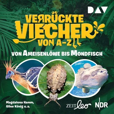 Verrückte Viecher von A-Z - Teil 1: Von Ameisenlöwe bis Mondfisch by Magdalena Hamm - album cover