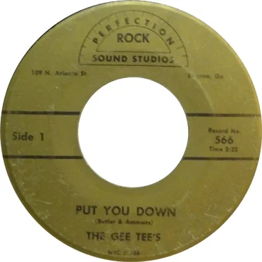 Put You Down by The Gee Tee’s - album cover