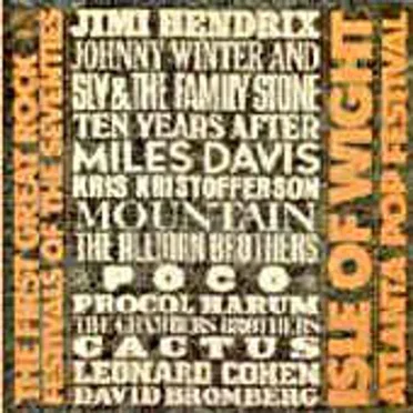 The First Great Rock Festivals of the Seventies: Isle of Wight / Atlanta Pop Festival by Various Artists - album cover