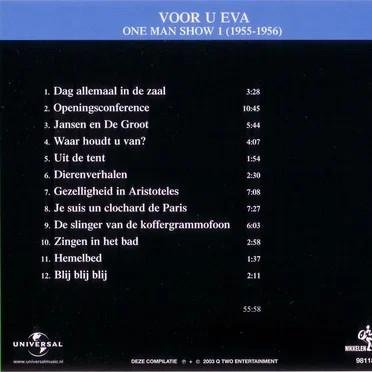 Voor u Eva (one man show 1955-1956)