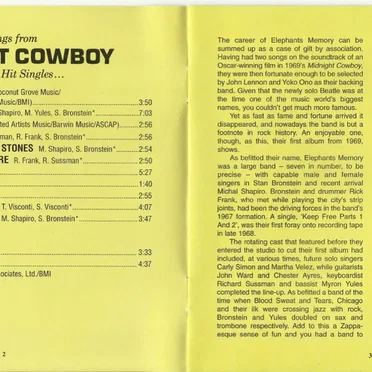 Songs from Midnight Cowboy