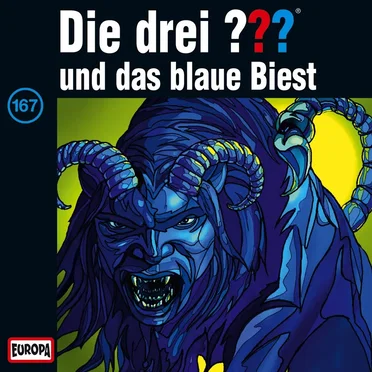 Die drei ??? 167: und das blaue Biest by Die drei ??? - album cover
