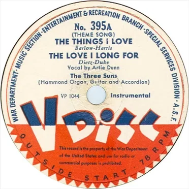 The Things I Love / The Love I Long For / Let Me Call You Sweetheart / Down by the Old Mill Stream