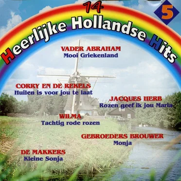 14 heerlijke Hollandse hits, 5 by Various Artists - album cover