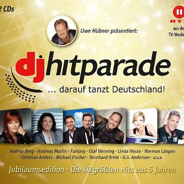 DJ Hitparade: Jubiläumsedition - Die 40 größten Hits aus 5 Jahren by Various Artists - album cover