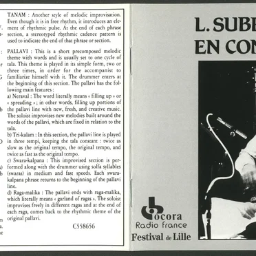 L. Subramaniam en Concert