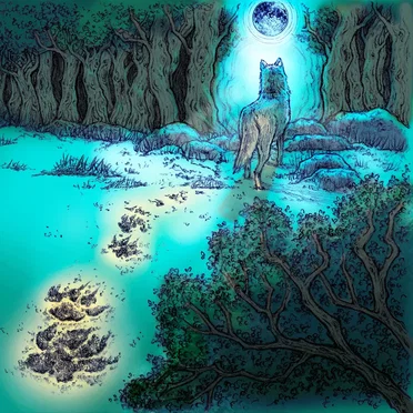 The Grey Wolf by Corte di Lunas - album cover