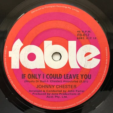 If I Could Only Leave You