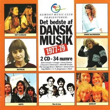 Det bedste af dansk musik 1977-79 by Various Artists - album cover