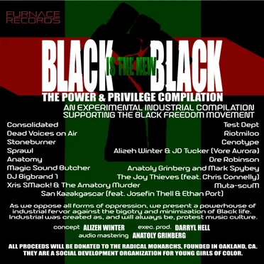 Black Is the New Black: The Power & Privilege Industrial Culture Compilation by Various Artists - album cover