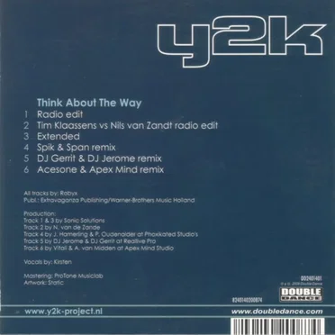 Think About The Way by Y2K - album cover