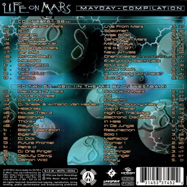 Mayday Compilation 1996: Life on Mars by Various Artists - album cover