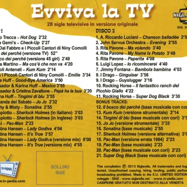 Evviva La TV by Various Artists - album cover