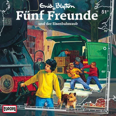 Fünf Freunde, Episode 51: und der Eisenbahnraub by Enid Blyton - album cover