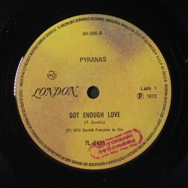 Got Enough Love / Time Passing by Pyranas - album cover