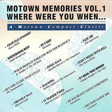 Motown Memories Vol.1 (Where Were You When...) by Various Artists - album cover
