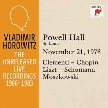 Vladimir Horowitz in Recital at Powell Hall St. Louis November 21 1976