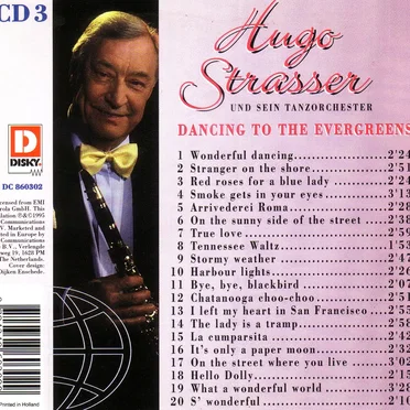 Dancing to the Evergreens by Hugo Strasser und sein Tanzorchester - album cover