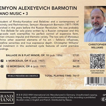 Barmotin: Piano Music, Vol. 3