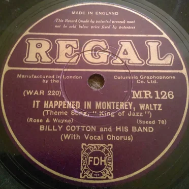 It Happened in Monterey / Song of the Dawn