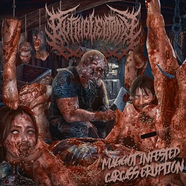 Maggot Infested Carcass Eruption by Buttholectomy - album cover