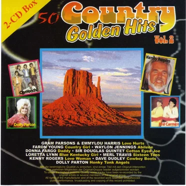 50 Country Golden Hits, Volume 2 by Various Artists - album cover