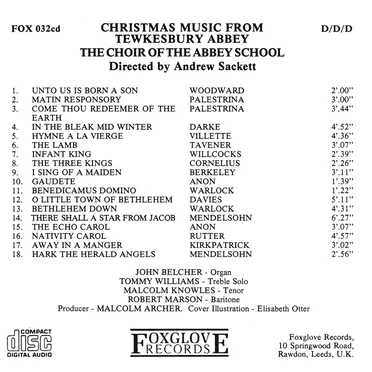 Christmas music from Tewkesbury Abbey