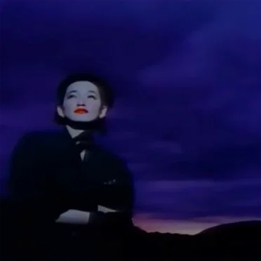 紫の夕暮れ