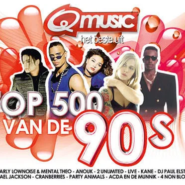 QMusic: Top 500 van de 90s by Various Artists - album cover