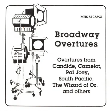 Broadway Overtures by Various Artists - album cover