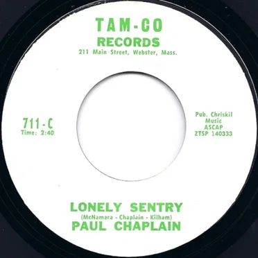 Lonely Sentry / The Hearse by Paul Chaplain - album cover