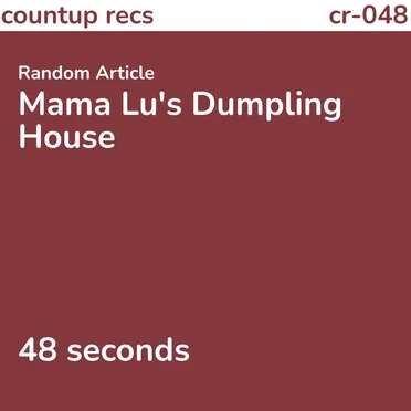 Mama Lu's Dumpling House