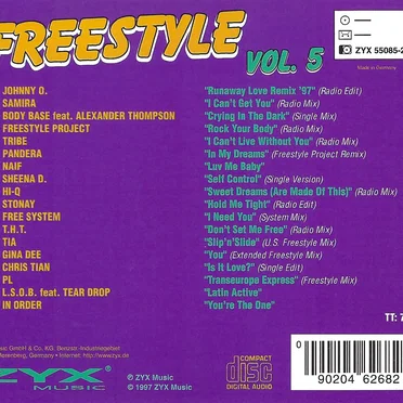 Freestyle, Volume 5 by Various Artists - album cover