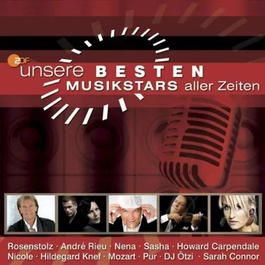 Unsere besten Musikstars aller Zeiten by Various Artists - album cover