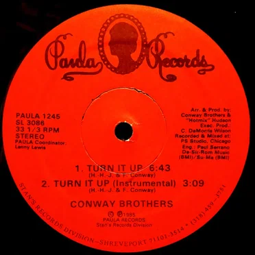 Turn It Up by The Conway Brothers - album cover