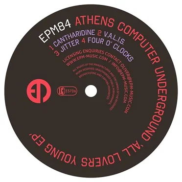 All Lovers Young EP by Athens Computer Underground - album cover