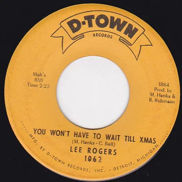 You Won't Have to Wait Till Xmas / My One and Only