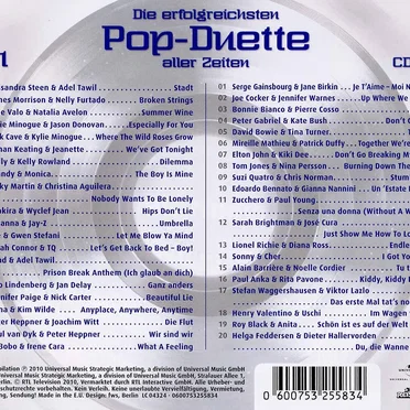 Die ultimative Chart Show: Die erfolgreichsten Pop-Duette aller Zeiten by Various Artists - album cover