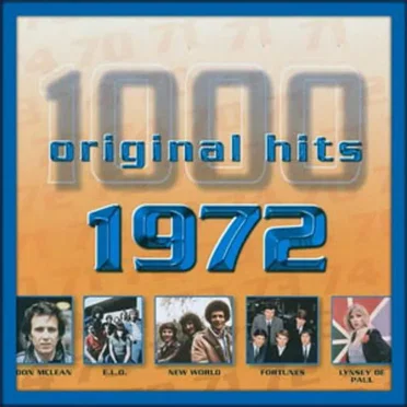 1000 Original Hits: 1972 by Various Artists - album cover