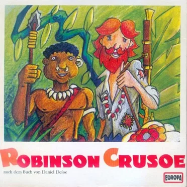 Robinson Crusoe by Daniel Defoe - album cover