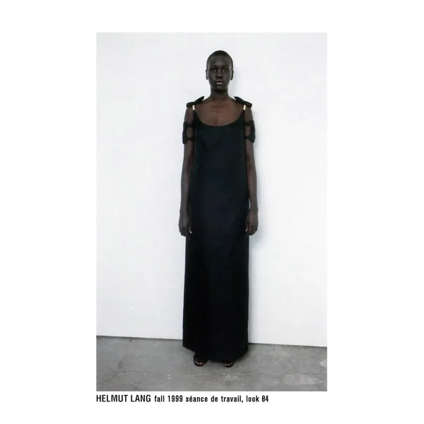 Helmut Lang fall 1999 séance de travail, look 84