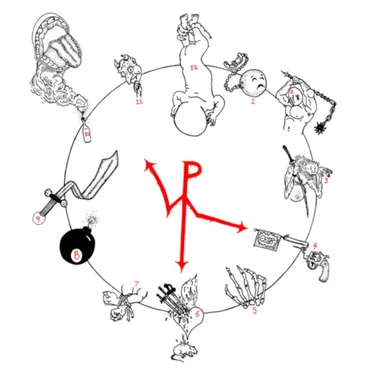 a 7 Inch record by Puberty Wounds - album cover