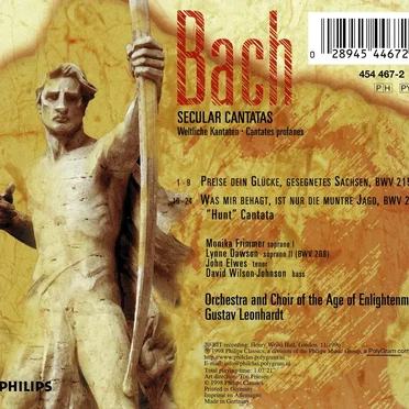 Secular Cantatas / Weltliche Kantaten BWV 208 "Hunt" & BWV 215